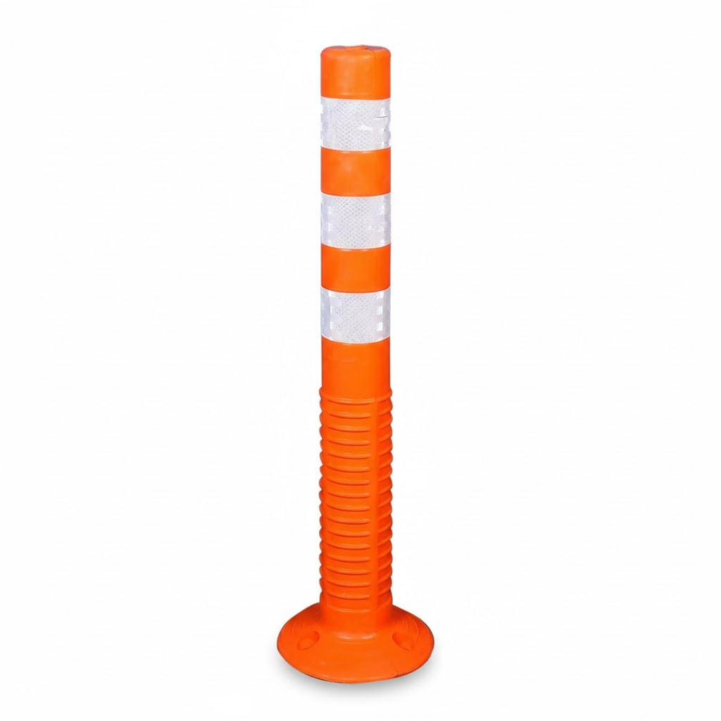 Orange Plastic Flexible Spring Post manufacturer in India | Kunplast, Ahmedabad